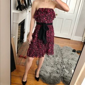 White House Black Market strapless dress